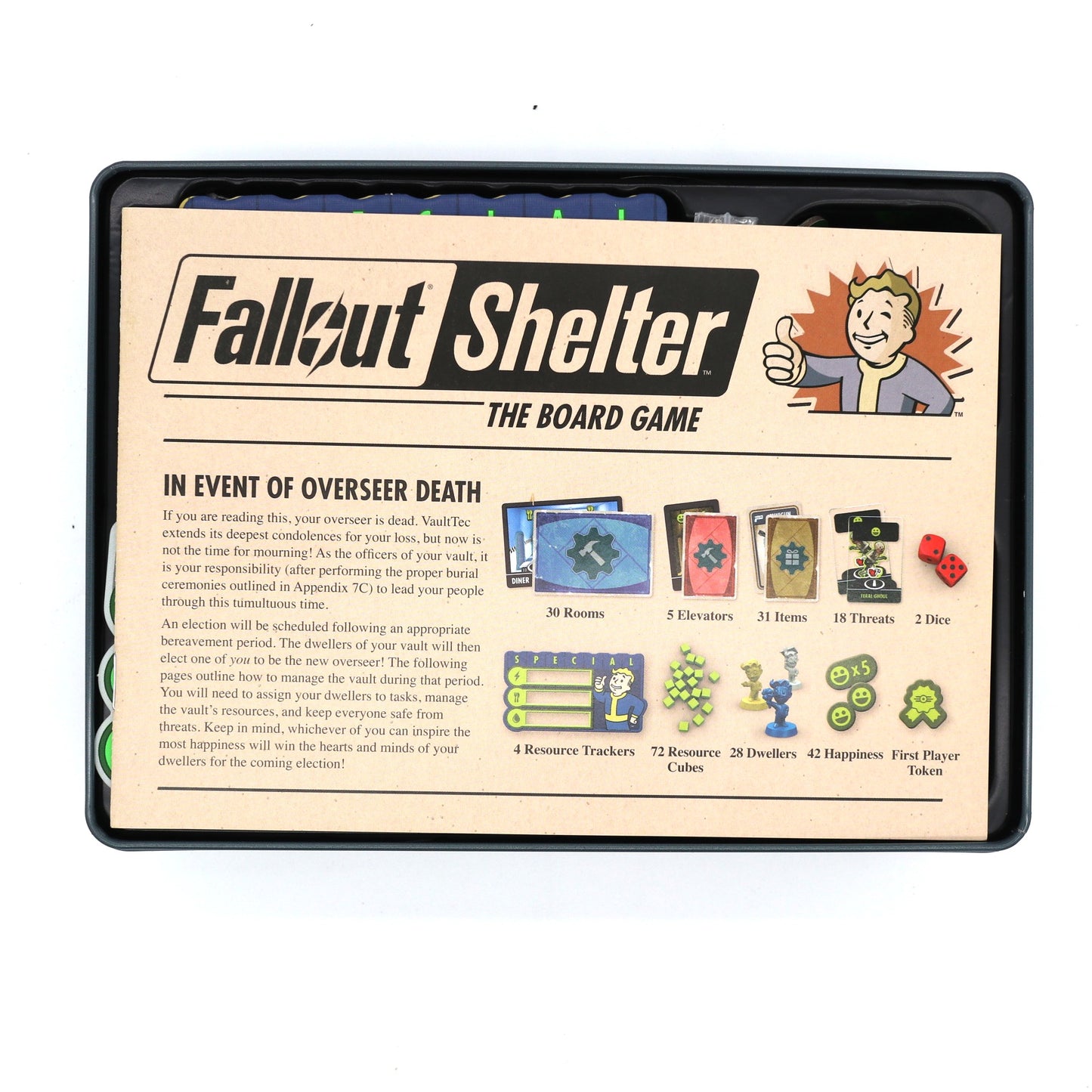 Fallout Shelter the Board Game(used)