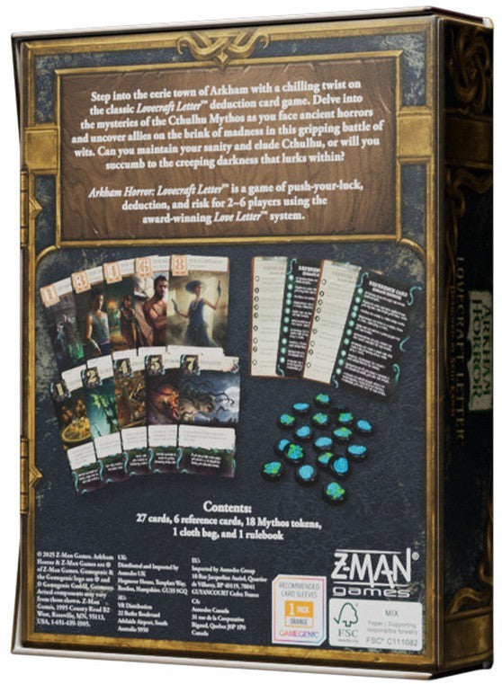 Arkham Horror Lovecraft Letter