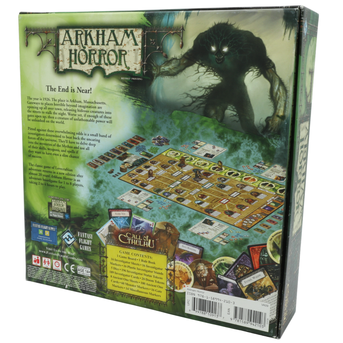 Arkham Horror (used) Wizard's Arcane Tabletop Tavern Arkham Horror (used) Wizard's Arcane Tabletop Tavern