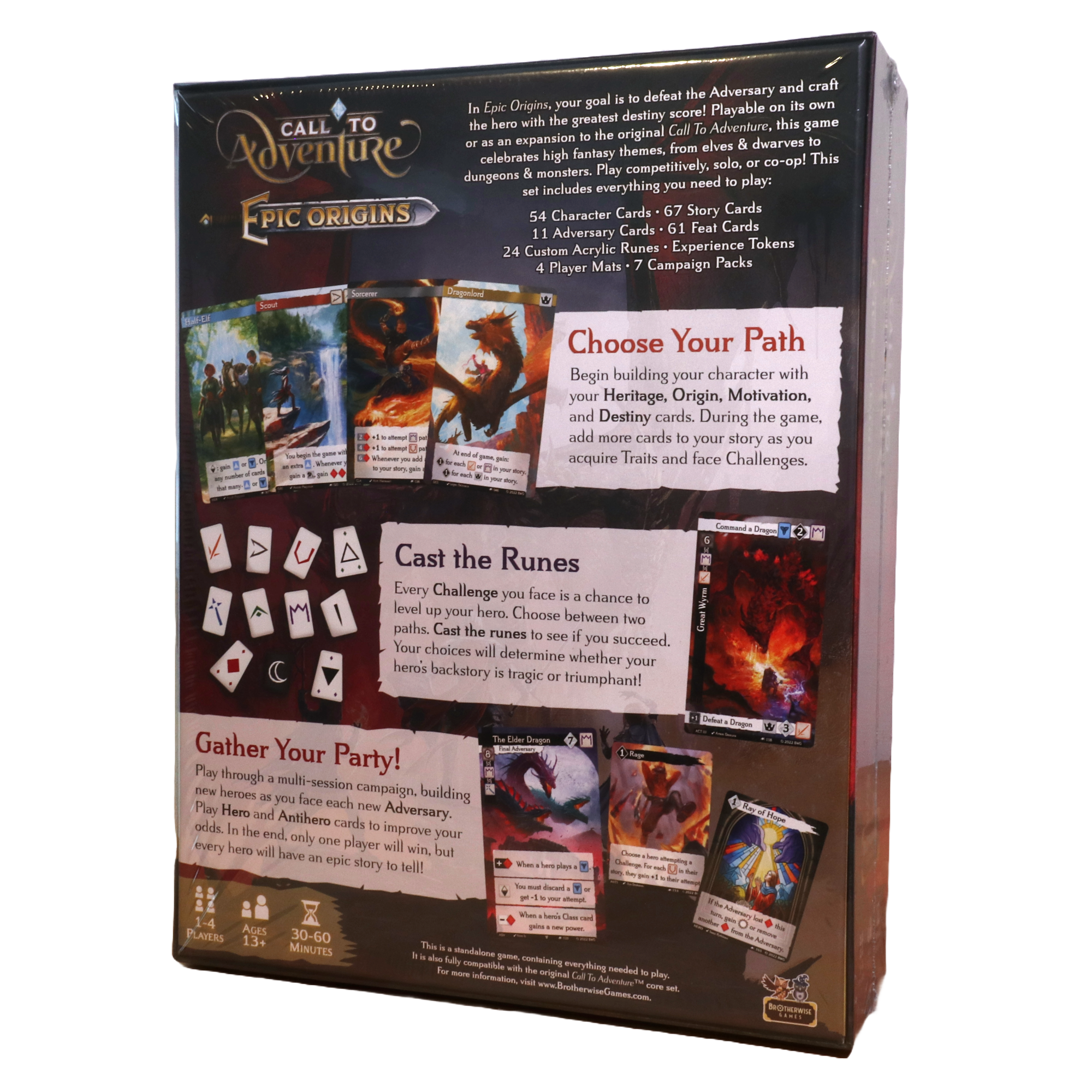 Call to Adventure Epic Origins - Back