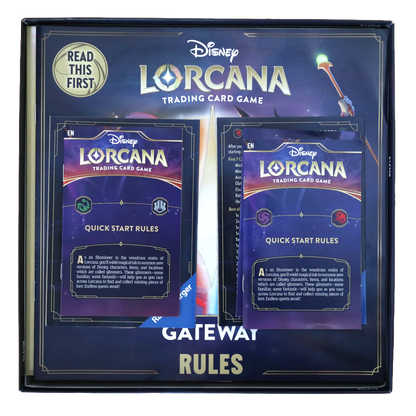 Lorcana Trading Card Game + 2 additional starter decks + 2 Boosters (used)