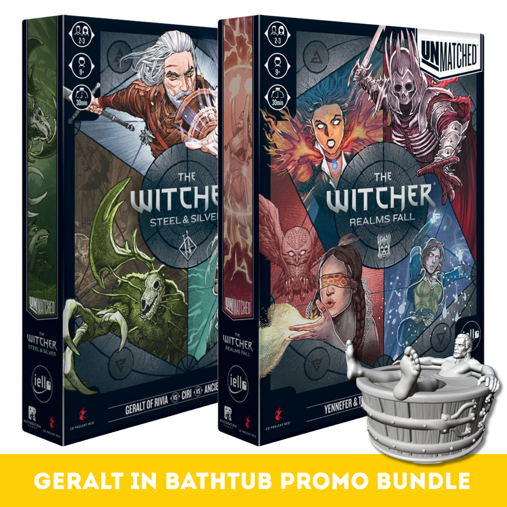 Unmatched: The Witcher w/Geralt In Bathtub Miniature Promo