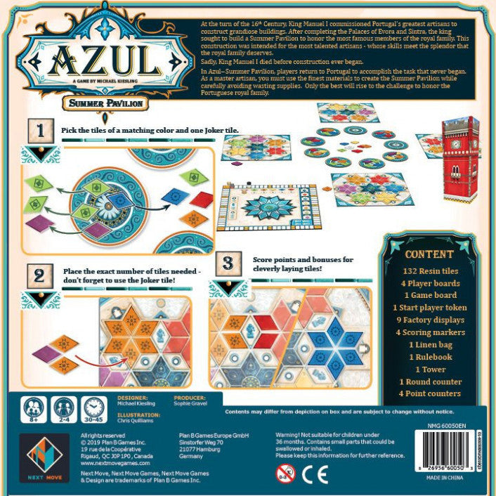 Azul Summer Pavilion Mini - Wizard's Arcane Tabletop Tavern