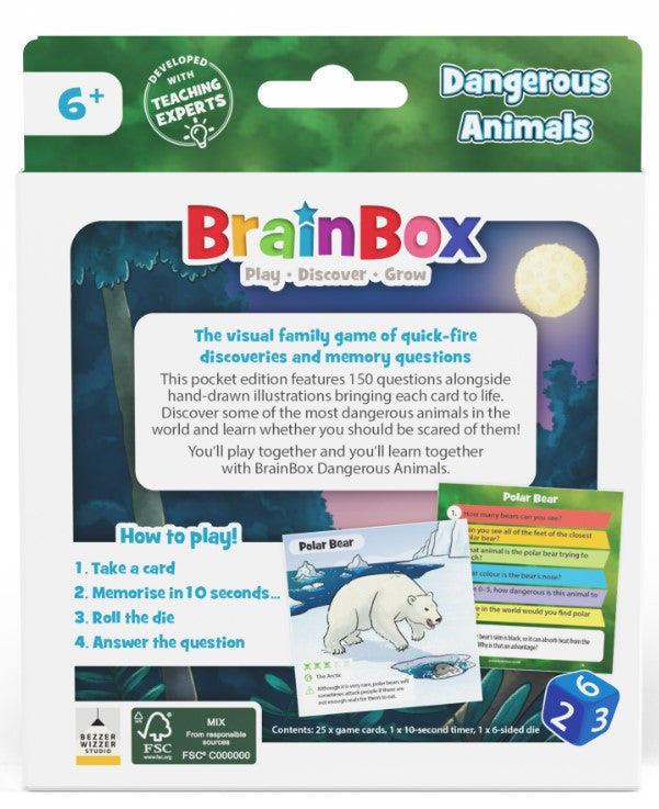 BrainBox Pocket - Dangerous Animals - Wizard's Arcane Tabletop Tavern