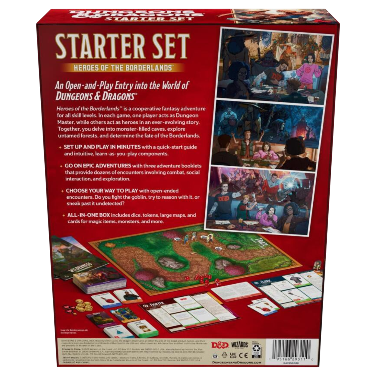 D&D Dungeons & Dragons Starter Set Heroes of the Borderlands - Wizard's Arcane Tabletop Tavern