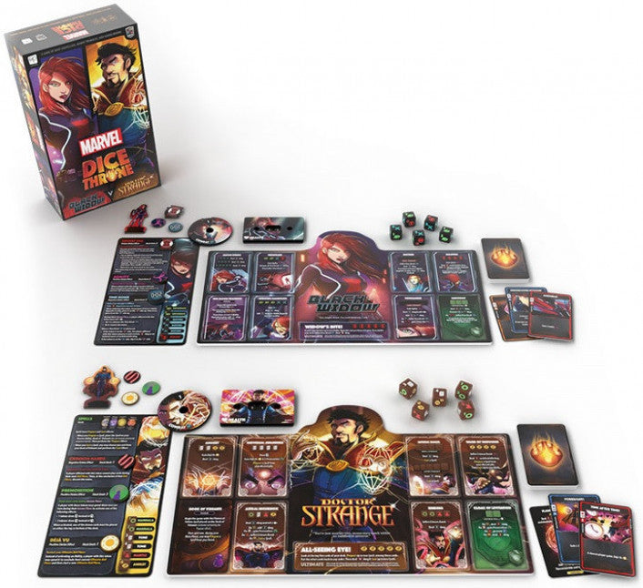 Dice Throne Marvel 2 Hero Box 2 Black Widow and Doctor Strange - Wizard's Arcane Tabletop Tavern