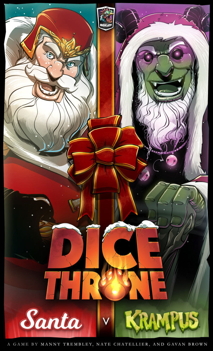 Dice Throne Santa vs Krampus - Wizard's Arcane Tabletop Tavern
