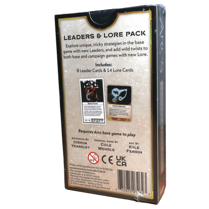 Arcs: Leaders & Lore Pack