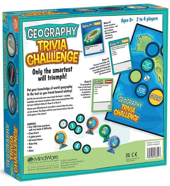 Geography Trivia Challenge - Wizard's Arcane Tabletop Tavern