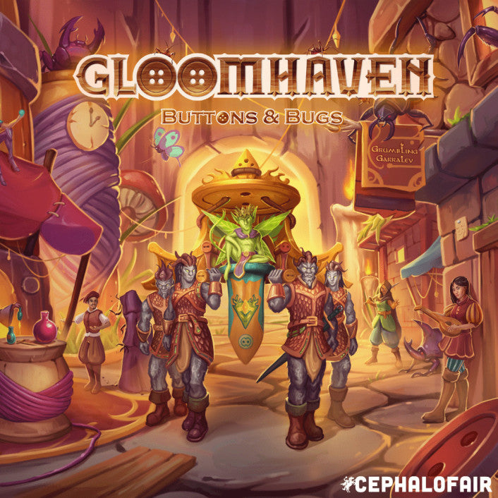 Gloomhaven Buttons and Bugs - Wizard's Arcane Tabletop Tavern