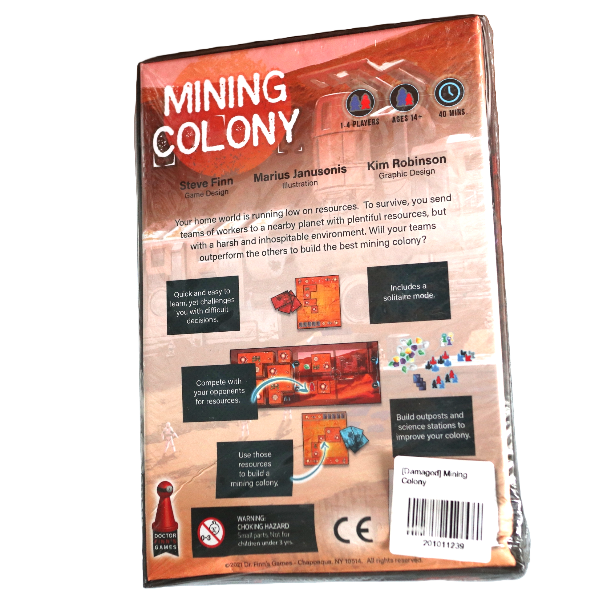 Mining Colony (damaged) - Wizard's Arcane Tabletop Tavern