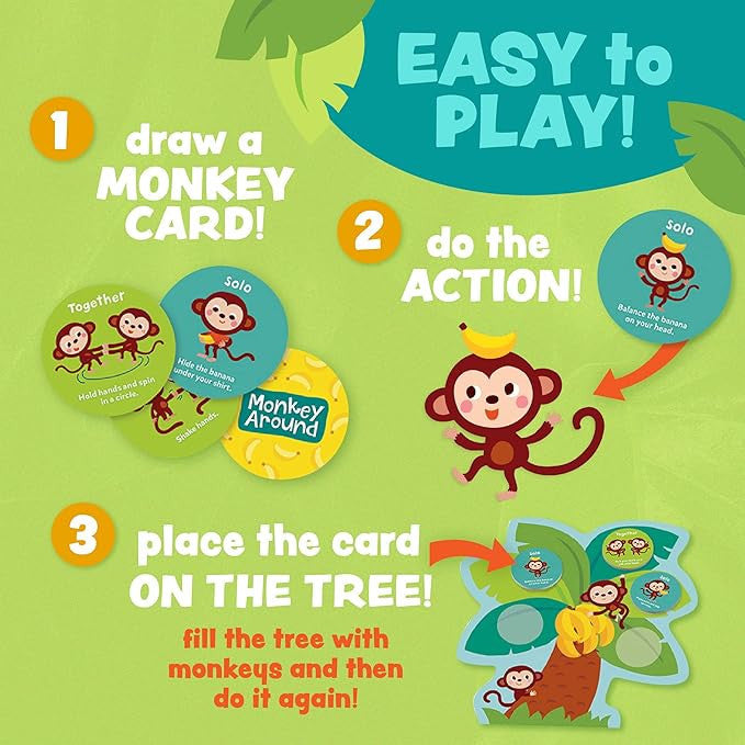 Monkey Around The Wiggle & Giggle Game - Wizard's Arcane Tabletop Tavern