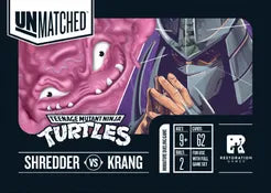 Unmatched Teenage Mutant Ninja Turtles - The Shredder & Krang Hero Decks