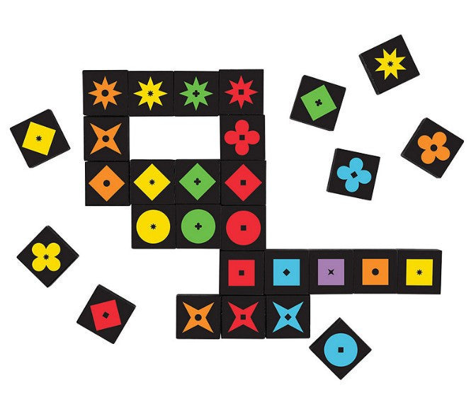 Qwirkle Colour Blind Friendly Edition - Wizard's Arcane Tabletop Tavern