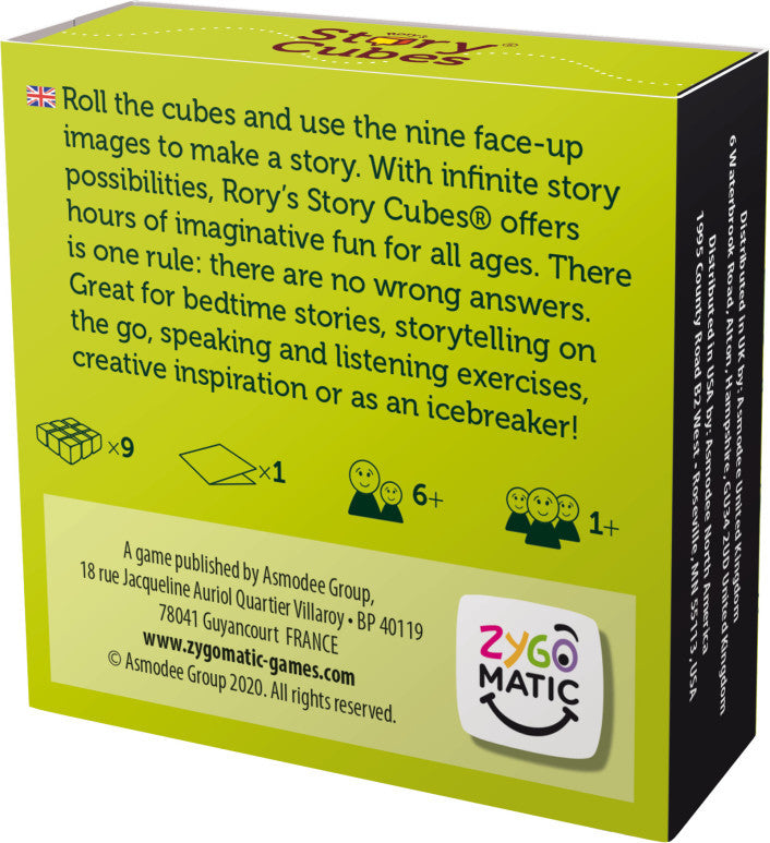 Rorys Story Cubes Voyages Magnetic Box