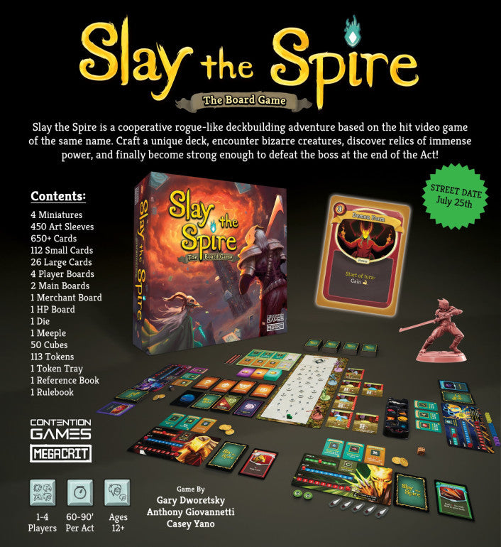 Slay the Spire The Board Game - Wizard's Arcane Tabletop Tavern