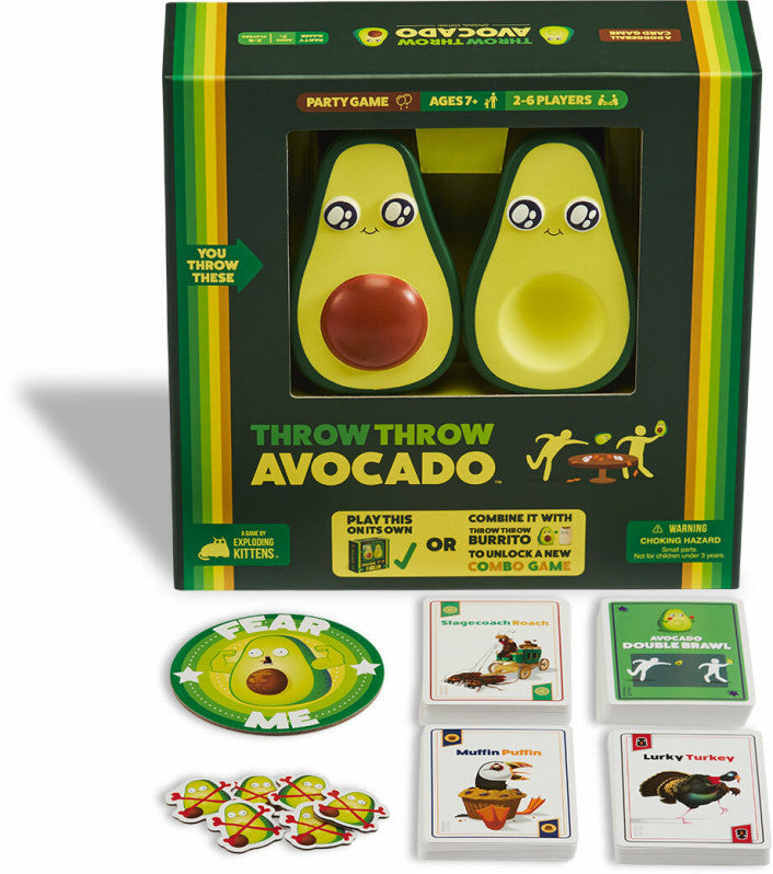 Throw Throw Avocado (By Exploding Kittens) - Wizard's Arcane Tabletop Tavern