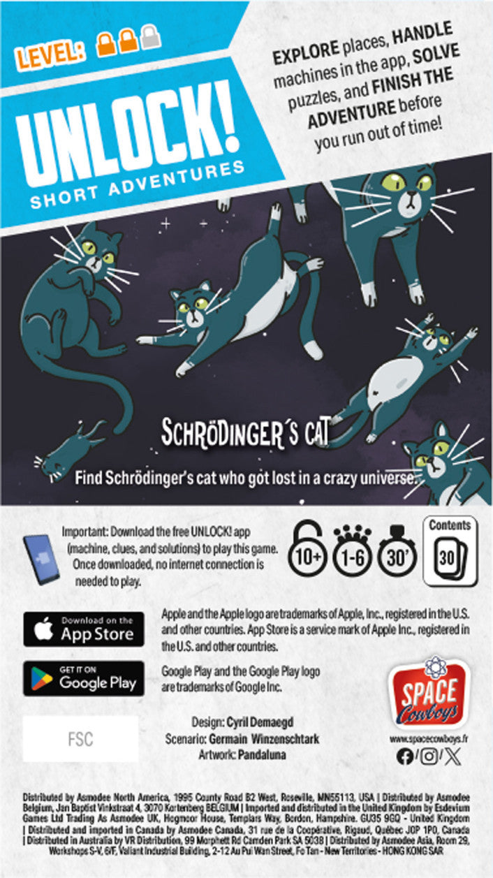 Unlock! Short Adventures #8 - Schrodinger's Cat